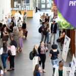 Students in the master's of science in Community Engaged Medicine present in Plyler Hall.