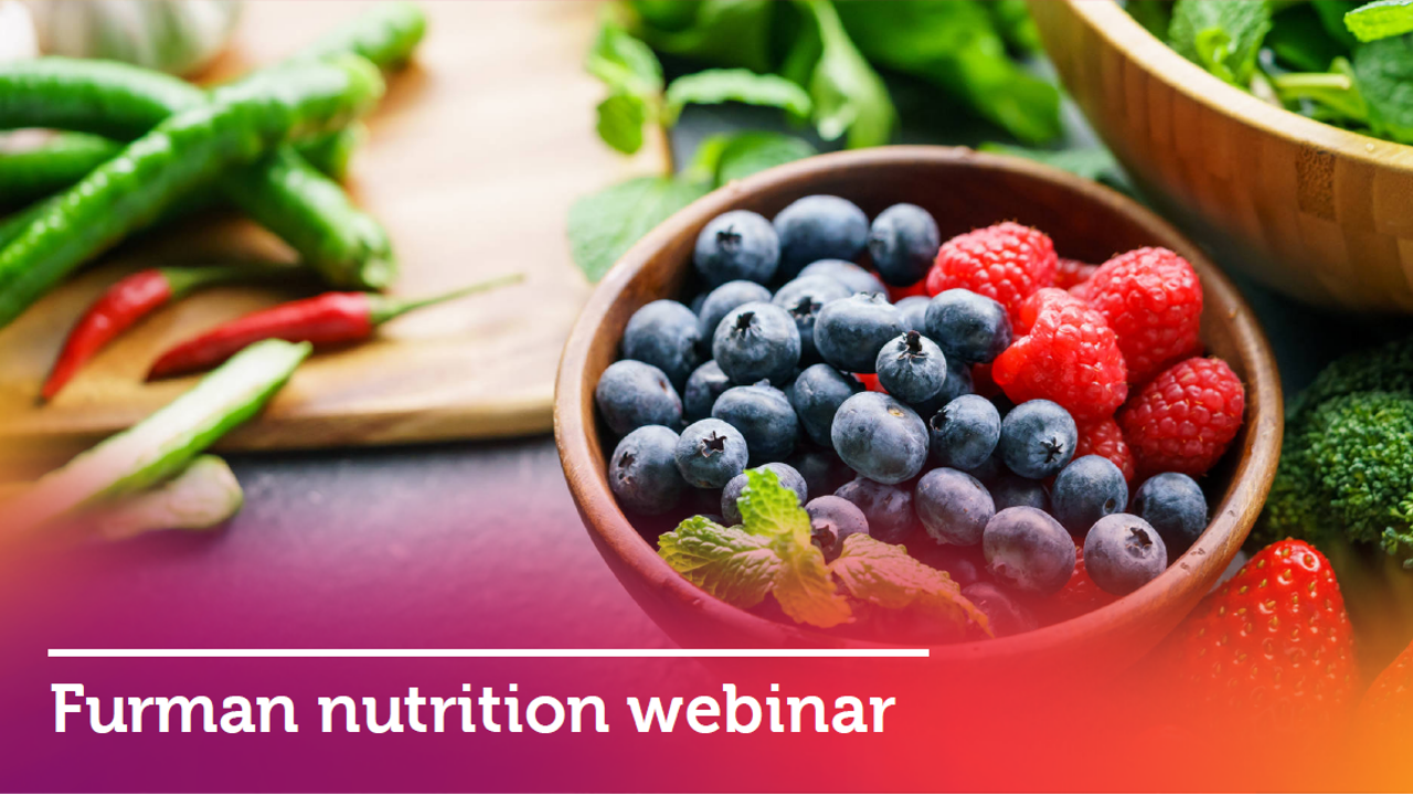 Furman Nutrition Webinar