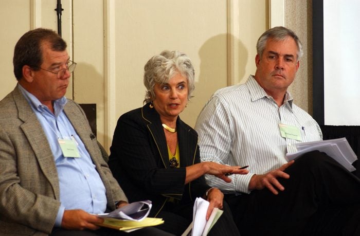 (l-r) Ron Jones, Scott Peterson, Richard Farrier