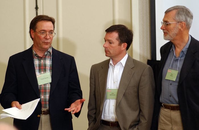 (l-r) Truett Nettles, John McElwaine, Bert Keller