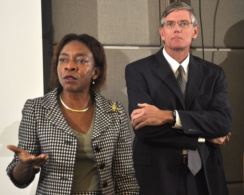 Debra Gammons and Ben Hagood