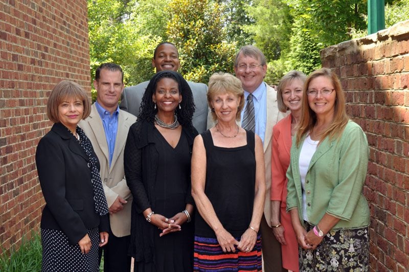Armonía: (l-r) Front row: Lucila Foster, Nate Kirian, Gisele Gathings-Anthony, Deb Richardson-Moore, Cindy Hopkins, Susan Duggar; Back row: Eric Le Corre, Don Godbey