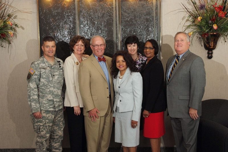 Con-Nection: (l-r) Front Row: Lessie Price, Sharon Henderson; Back Row: Craig Currey, Barbara Morgan, Ray Wilson, Jr., Susan Winsor, Tom Hallman