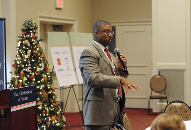Russell Booker, guest speaker for The Renovators, Upstate Class VIII
