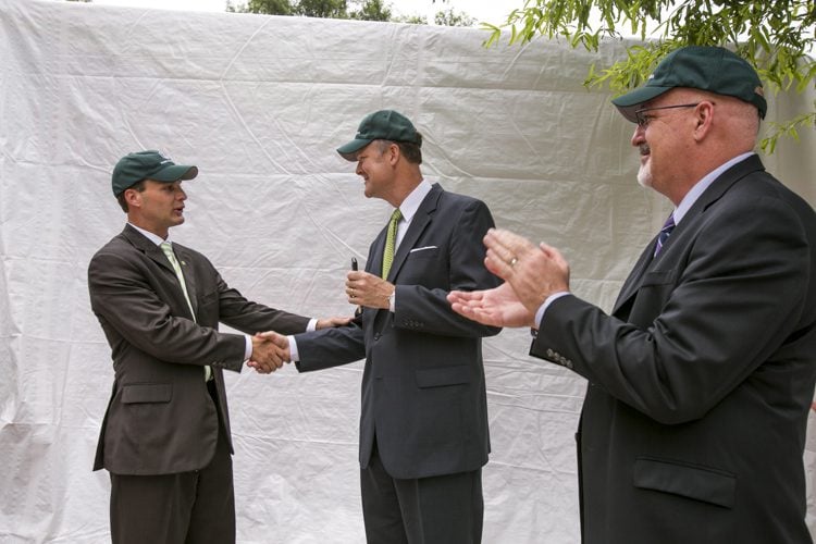 (l-r) David Lominack, the Mayor Pro-Tem and Dana Souza