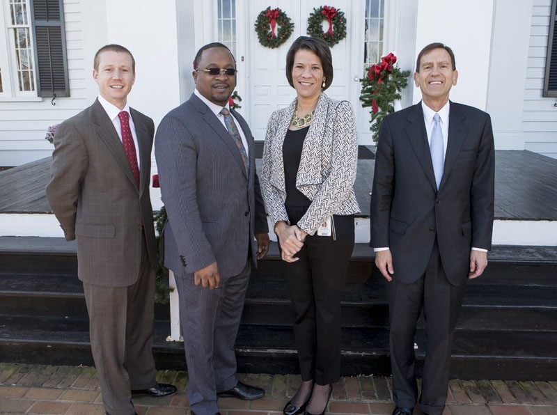 Project Word Up: (l-r) Allen Smith, Kippie Brown, DeeDee Washington and Steve Brandt. Not pictured: Wendy Cornett, Isabelle Driver, Simon Hong, Glenis Redmond and Tara Trantham