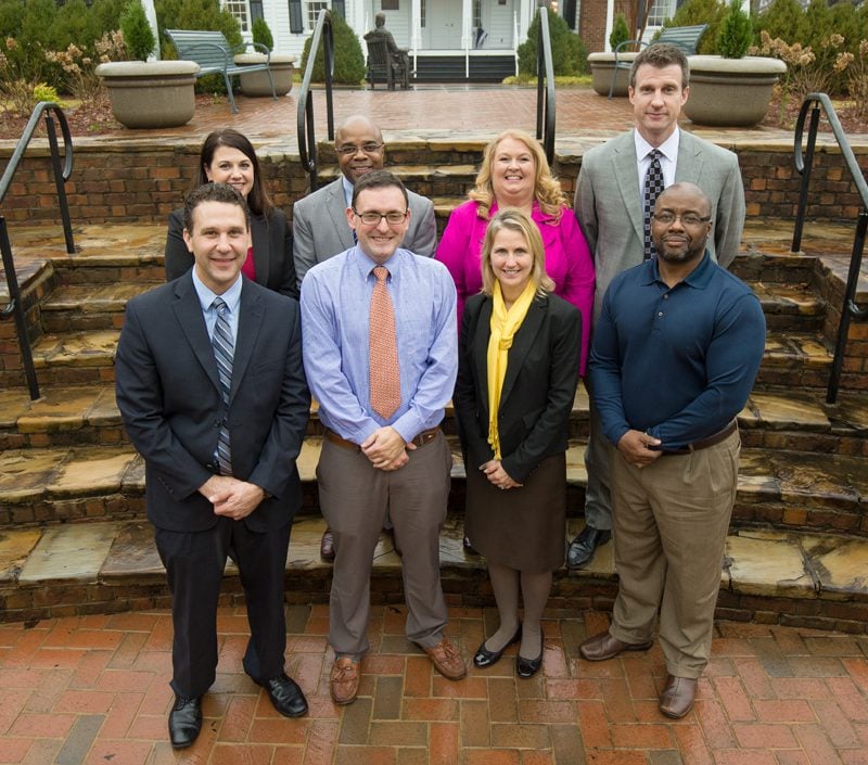 C3 (Community, Coats and Cops): Row 1 (l-r) Steven Prior, Neil Jamerson, Terri Newsom, Charles Weathers; Row 2 (l-r) Ty Miller, Chris Tolbert, Pam Christopher, Jim Shew (Not pictured: Hubert Yarborough)