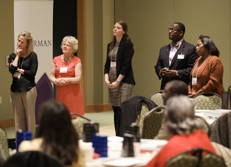 Wake Up Carolina: (l-r) Sara Clow, Amanda McNulty, Kathryn Diminich, Anthony Jackson and Tiffany Spann-Wilder