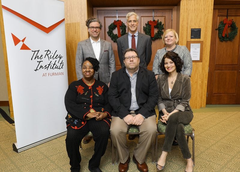 Charleston Undertold History Map: Row 1 (l-r): Barbara Dilligard, Brian Hicks, Merridith Crowe Row 2 (l-r): Christiaan Marcum, Blan Holman, Laura Evans Not pictured: Michael Boulware Moore