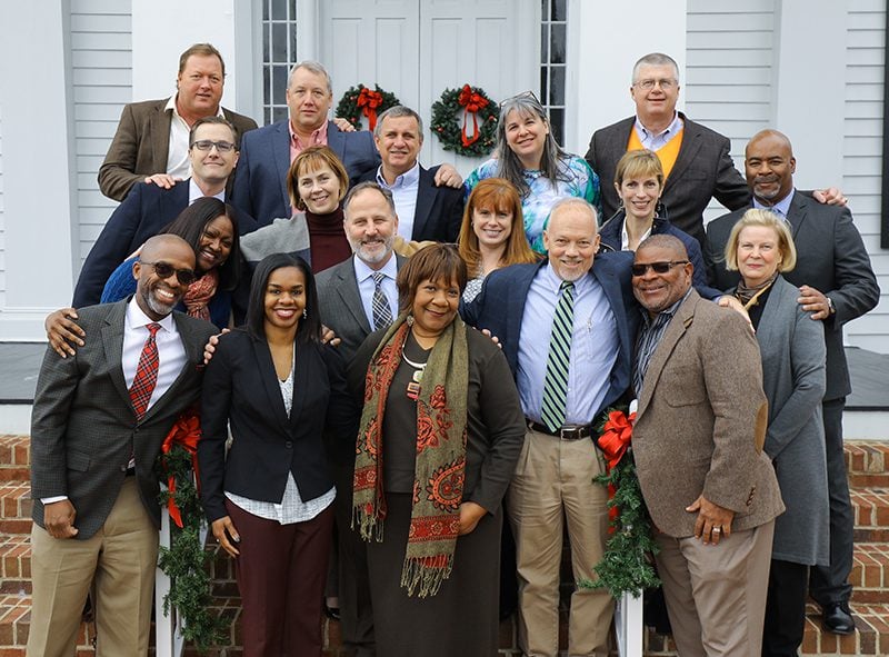 PW Chops: Row 1 (l-r): Scott Porter, Ricaye Harris, Yvonne Duckett, Lee Tennent, Rich Hagins; Row 2 (l-r): Altheia Richardson, Tom Evelyn, Carol Samofal, Connie Gray; Row 3 (l-r): Matt Bitner, Kirsten Small, Tracie Frese, Marcus Davenport; Row 4 (l-r): Rick Roberts, Walt Gregory, Jim Dant, Amy Mundt, Burke Royster