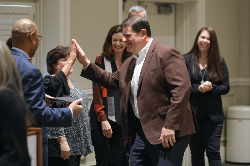 High five from Rich Cannon, Pendleton Place Partners
