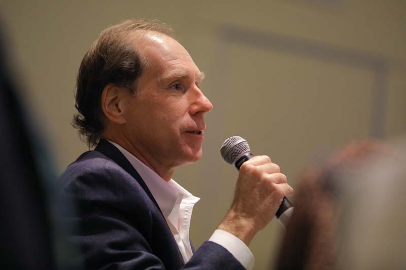 Tony Bartelme, Kindergarten College, asking a question