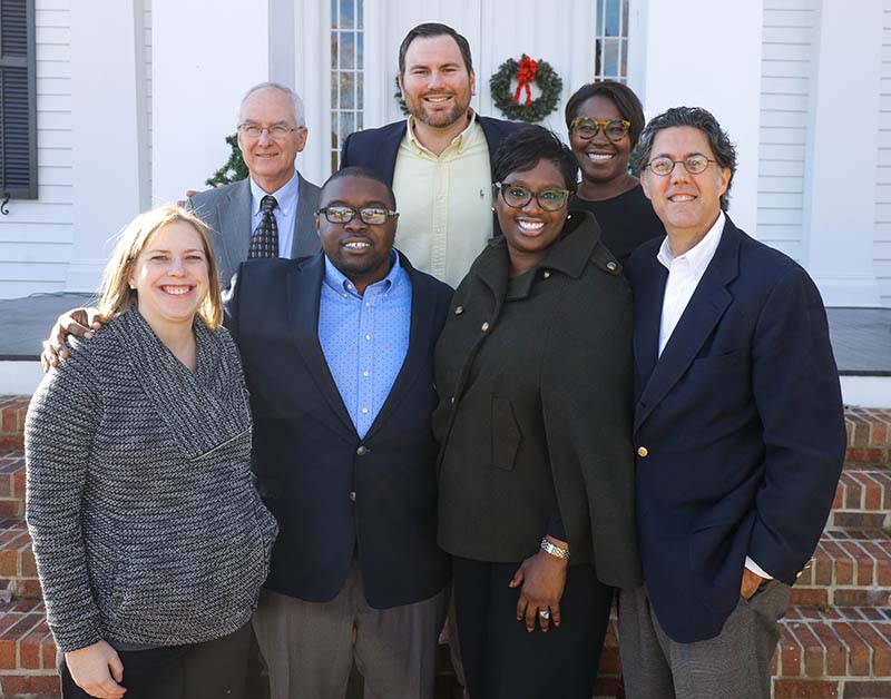 Fight4Her team members: Row 1 (l-r): Katy Sides, Jermaine Whirl, Rachel Putman, Danny Varat; Row 2 (l-r): Barry Richardson, Joe Pinilla, Kim Kegler