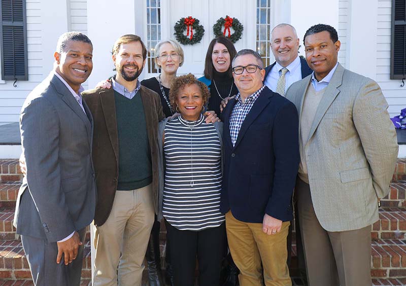 Swamp Rabbit Express - Strengthening Communities, Nourishing Lives team members: Row 1 (l-r): Cherod Webber, Rimes McElveen, Toni Land, Marty Herndon, Will Whitley; Row 2 (l-r) Stacey Bechtold, Traci Hogan, Danny Merck