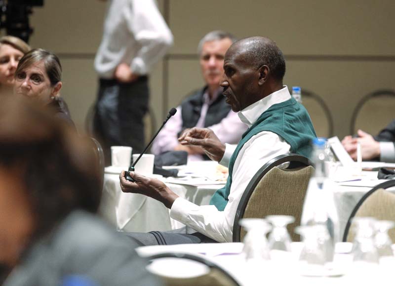 Clarence Kegler, Upstate Class VI, Fall 2007, asking a question