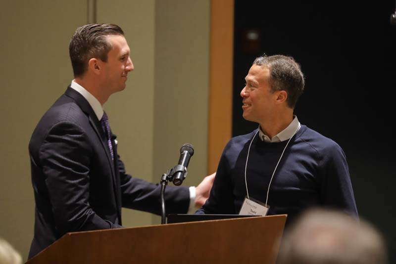 (l-r) Andrew Connor and Todd Abedon, Career Academy