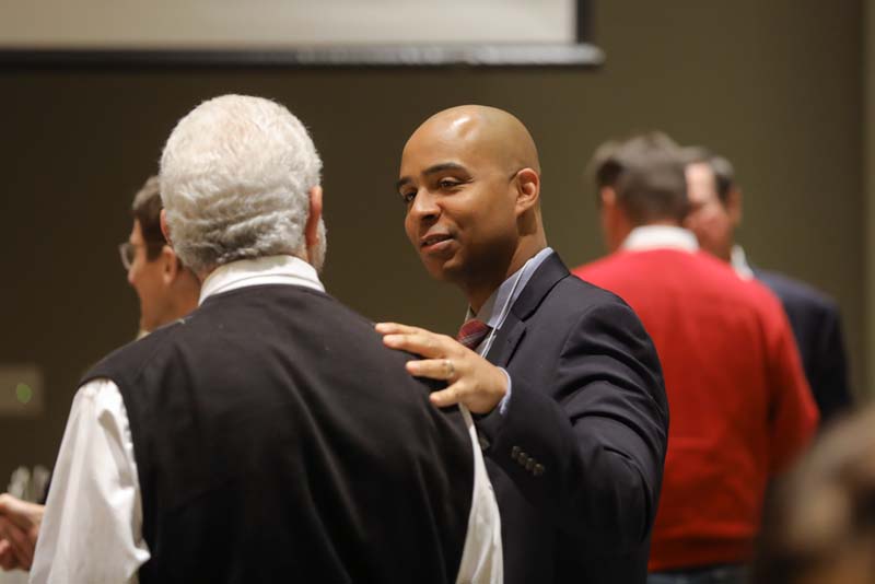 (l-r) Tim Goodwin, Team Period Project, and Reggie McNeil, Career Academy