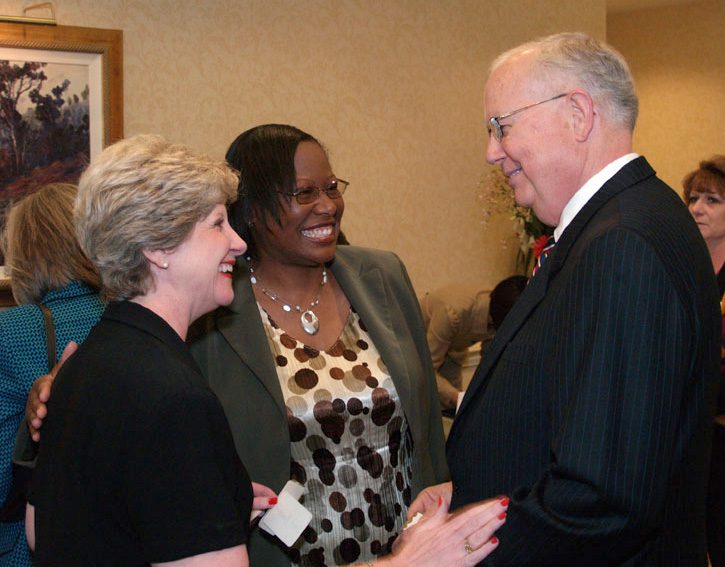 (l-r) Carol Burdette, Lynn Scott, and Calder Ehrmann