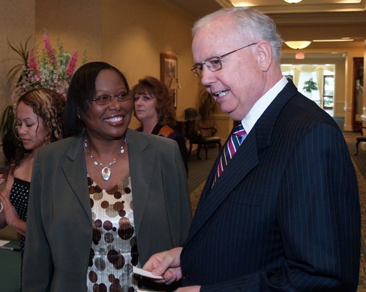 (l-r) Lynn Scott and Calder Ehrmann
