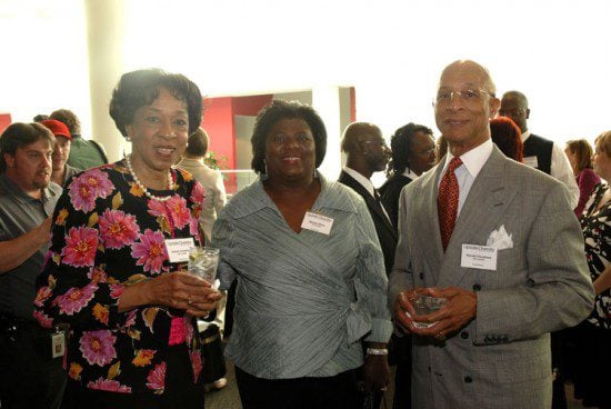 (l-r) Arlene Cheatham, Maliaka Wiles, Harold Cheatham