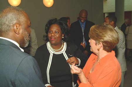 (l-r) Chandra Dillard and Susan Shi