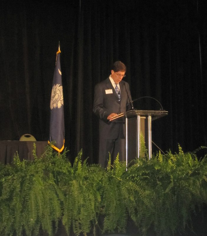 Jim Thomas, Regional Director of AT&T South Carolina, served as Master of Ceremonies for the evening
