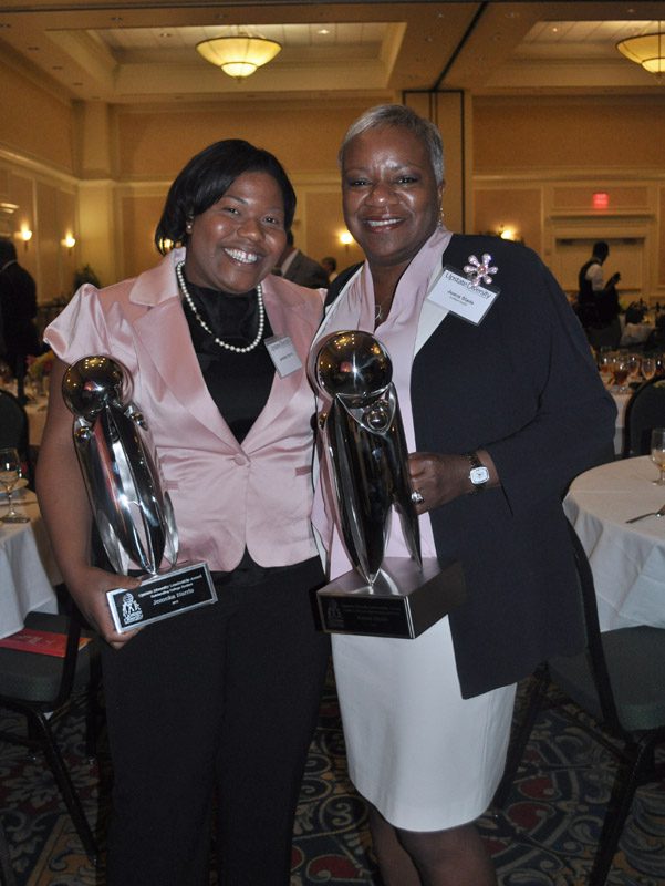 Jemeka Harris with Juana Slade