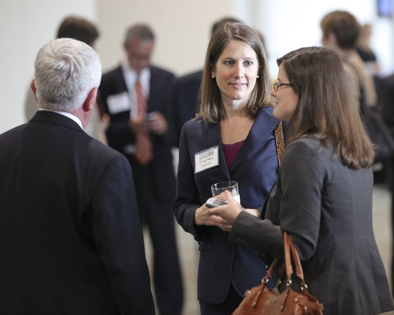 Jennifer DeWitt, DLI Lowcountry Class IV graduate, during the pre-dinner reception
