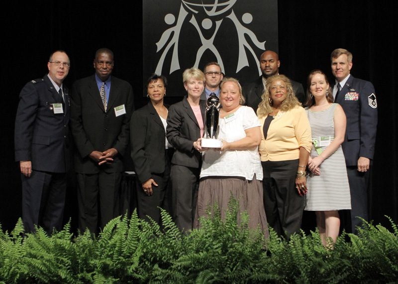 The K-12 School: William “Bill” T. Wylie Valued Lives Award for School Excellence in Diversity was presented to Pendleton High School