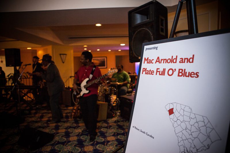 Mac Arnold & Plate Full O' Blues entertained the group throughout the evening