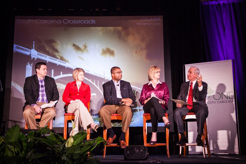 (l-r) Mark Quinn, Jenny Horne, Russell Booker, Kathleen Brady and Terry Richardson
