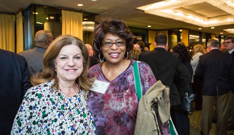 (l-r) Linda Brees and Lillian Brock Flemming