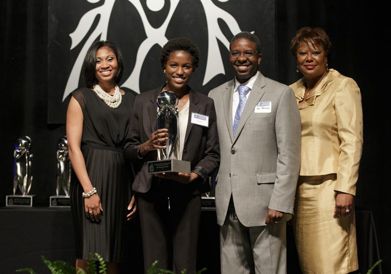 (l-r) Nika White, Bre Byrd, Ken Peterson and Lynn Dingle