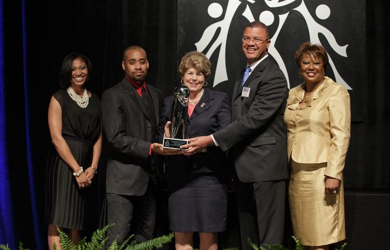 (l-r) Nika White, Maxim Williams, Camilla Hertwig, Randall Trigg and Lynn Dingle