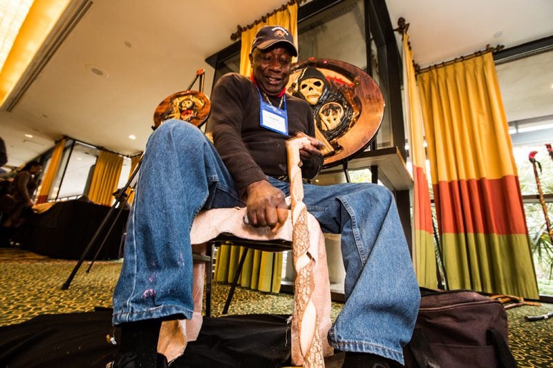 Thomas Williams, canemaker and woodcarver from McClellanville