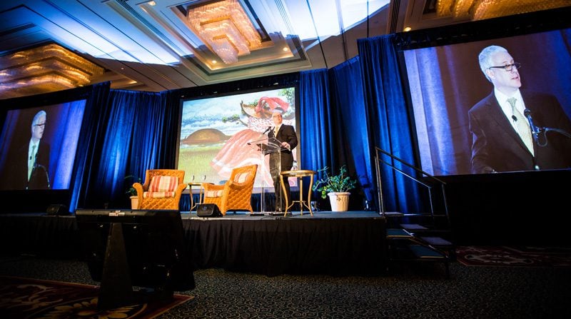 Keynote speaker Emmy- and Peabody-award winning journalist David Brancaccio