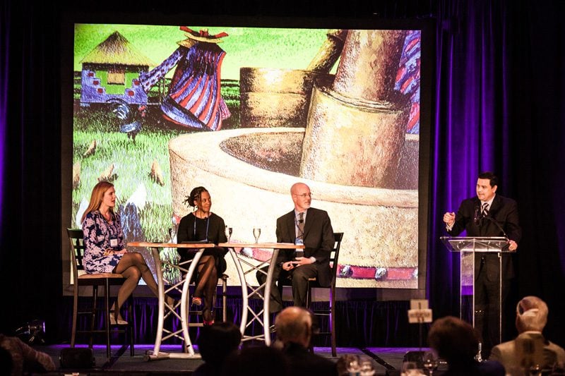 (l-r) Cate Ryba, Kerri Forrest, Ken May and Mark Quinn