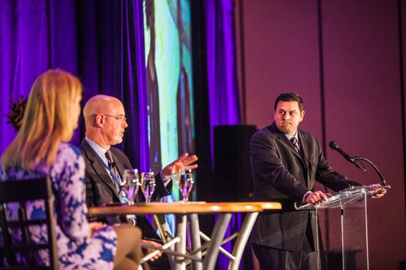 (l-r) Cate Ryba, Kerri Forrest, Ken May and Mark Quinn