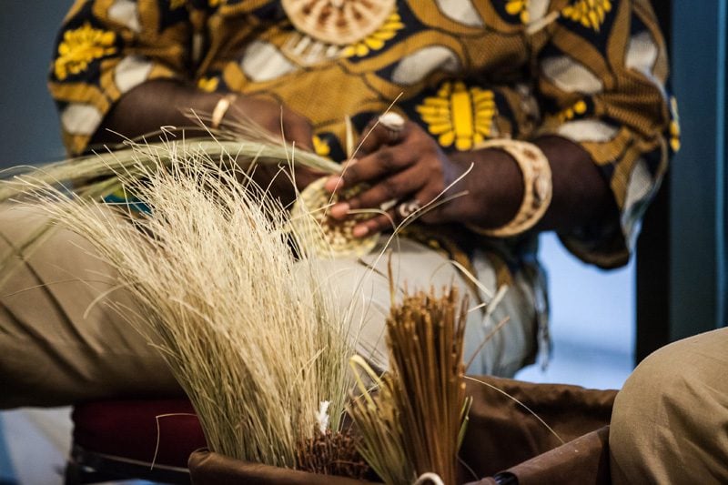 Michael Smalls, sweetgrass basket maker from Bluffton