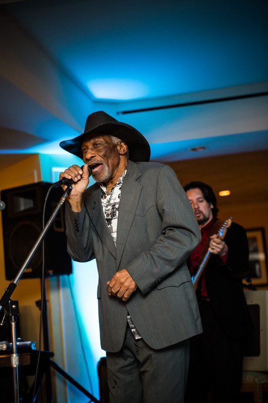 Mac Arnold & Plate Full O' Blues entertaining the group throughout the evening