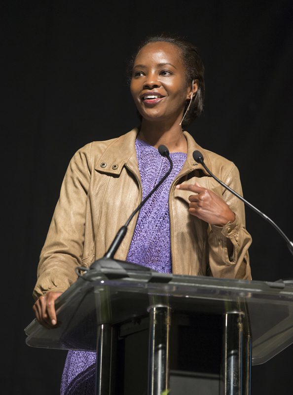 This year's special guest speaker was Ugandan-born Kiara Kabukuru.