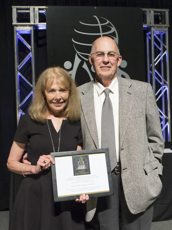 Linda Thigpen with her husband