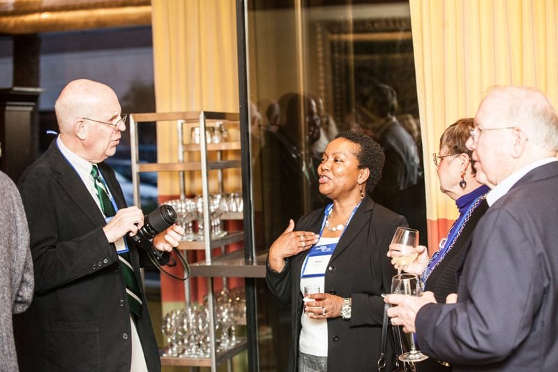 (l-r) Bill Lavery, Idella Glenn, Lesley Quast and her husband