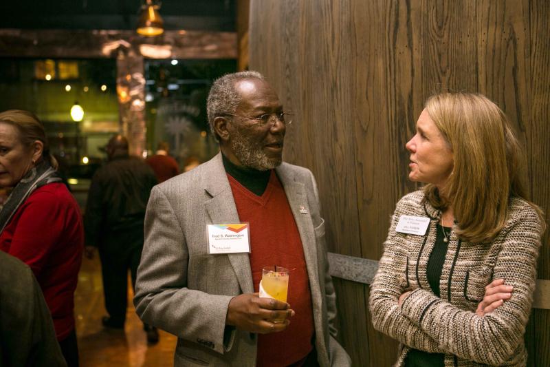 Riley Fellow Fred Washington with Riley Institute Assistant Director Jill Fuson, Lowcountry DLI Gathering 2015