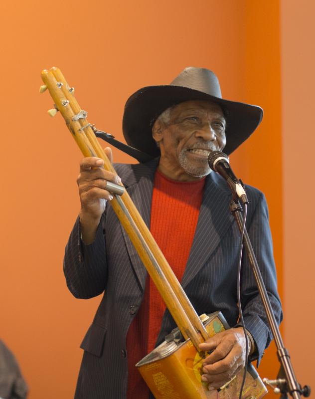 Mac Arnold & Plate Full O' Blues entertaining at the reception