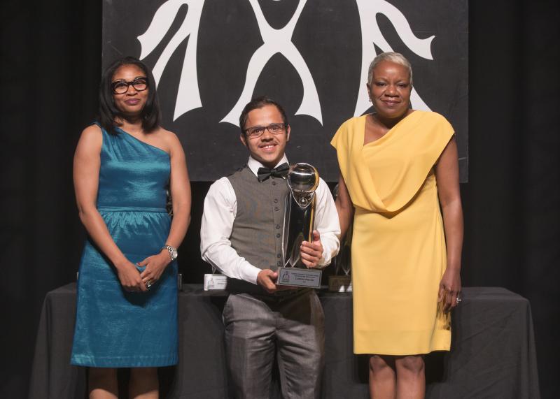 (l-r) Nika White, Carlos Pineda and Juana Slade