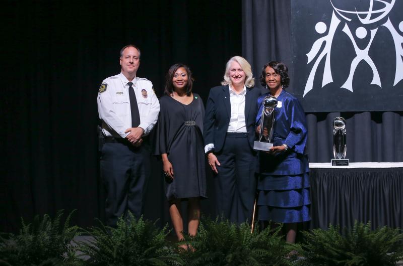 (l-r) Jim Stewart, Nika White, Louise Connell and Beatrice Thompson
