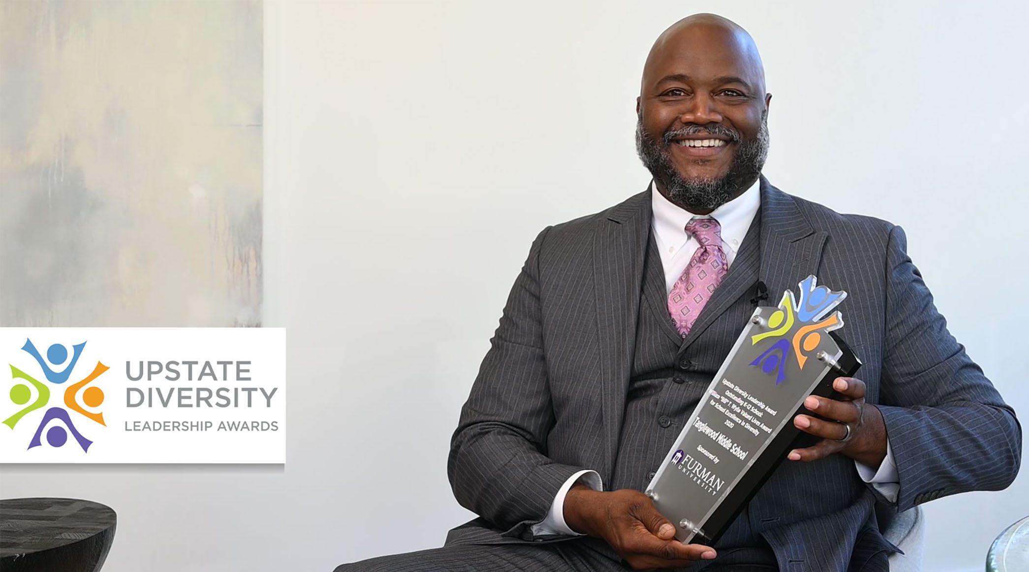K-12 School: William “Bill” T. Wylie Valued Lives Award for School Excellence: Tanglewood Middle School; award presented by Furman University
