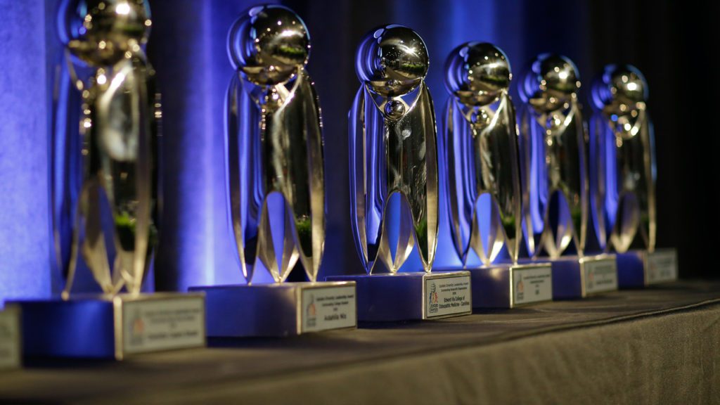 Upstate Diversity Leadership Awards trophies