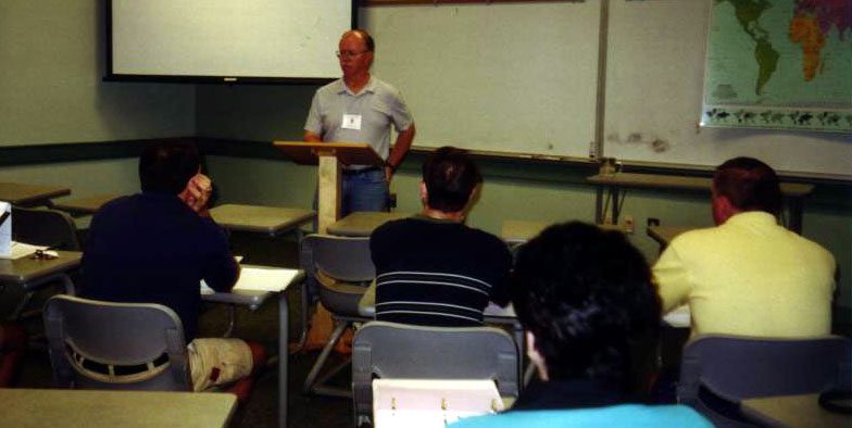 The first week at Furman-class time with Dr. Jim Guth